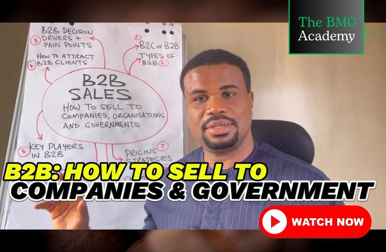 B2B Sales: How To Sell To Companies, Organisations And Governments (Course)