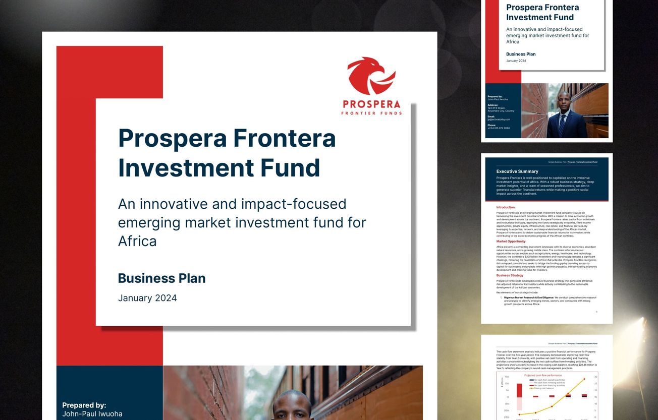 Investment Fund Business Plan: Prospera Frontera